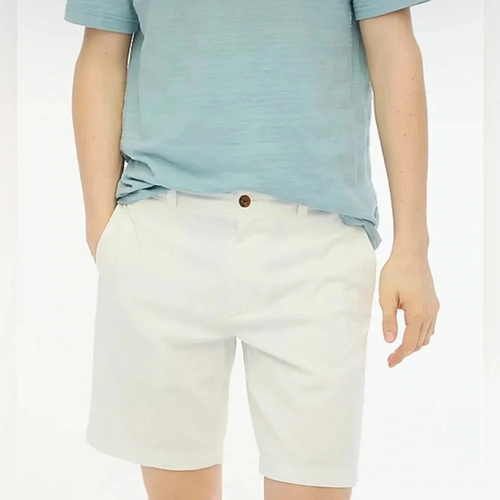 J.Crew 9 inch White flex chino short size 30 - Picture 1 of 5